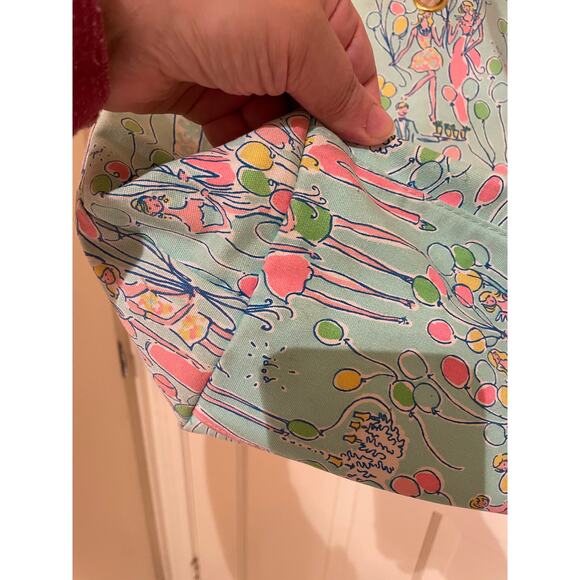 Lilly Pulitzer GUC-Pop Blue Beach Tote - Picture 5 of 8